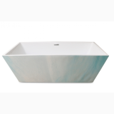 Cada Freestanding White Orchid 170x80 cm – cada freestanding izolata pe fundal alb