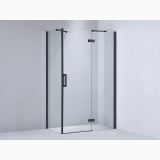 Cabina Dus Batanta Wst 02 Profil Negru Sticla Transparenta 120x80x200 cm