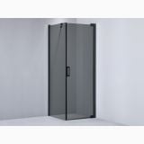 Cabina Dus Colt Batanta Wst 03 Profil Negru Sticla Fumurie 90x90x200 cm