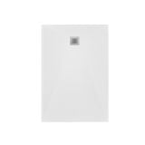 Cadita Dus Compozit Roca Alb 80x120 cm
