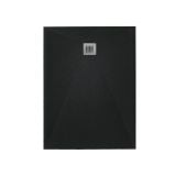 Cadita Dus Compozit Roca Negru 70x100 cm