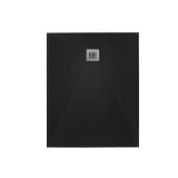 Cadita Dus Compozit Roca Negru 80x100 cm