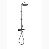 Coloana Dus cu Termostat Paffoni Mini Birillo Negru Mat