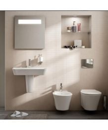 Vas WC Suspendat Rimless Plus Connect Air Ideal Standard + Capac Slim Soft Close Finisaj Alb Lucios