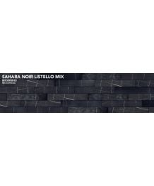 Gresie Sahara Noir Listello Mix 20x120 cm