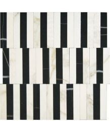 Mozaic pe plasa Calacatta Gold Stripe 27.2x29 cm