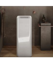 Lavoar Freestanding Petit Rak Finisaj Alb Lucios 36x36 cm / H90cm