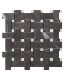 Mozaic pe plasa Basketwave Pietra Grey 30x30 cm 