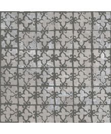 Gresie Decorata Stamp Metal Cement 20x20 cm 