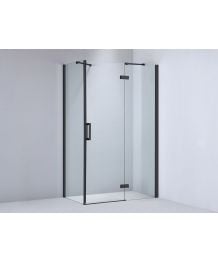 Cabina Dus Batanta Wst 02 Profil Negru Sticla Transparenta 120x80x200 cm