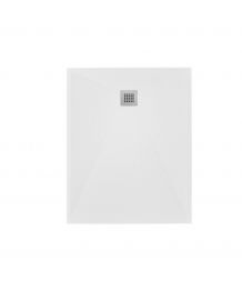 Cadita Dus Compozit Roca Alb 70x90 cm 