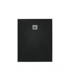 Cadita Dus Compozit Roca Negru 70x90 cm 