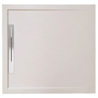 Cadita Dus Compozit cu Rigola Unika Crem 90x90 cm