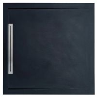 Cadita Dus Compozit cu Rigola Unika Negru 90x90 cm