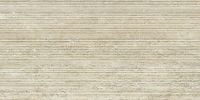 Faianta I Travertini Beige Vein Cut Ribbed 60x120 cm