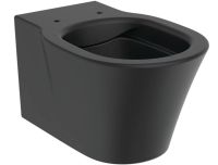 Vas WC Suspendat Rimless Plus Connect Air Ideal Standard + Capac Soft Close Finisaj Negru Mat