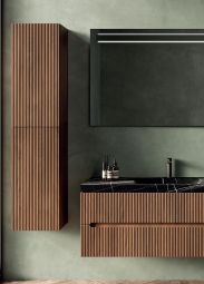 Coloana Mobilier Riflat Easy Noce Gold 2 Usi Riflate L.35 H.150 P.30