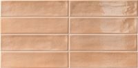 Gresie Portelanata Brick Faetano Ghiaccioli Pesca Lucios 6x25 cm - placute individuale