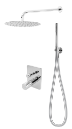 Sistem Dus Incastrat 6 in 1 FDesign Meandro Crom Lucios