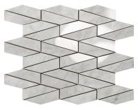 Mozaic pe plasa Mosaico Esagona Allungato Mix Grigio Versilia 26x30 cm