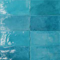 Faianta ABK Poetry Colors Turquoise Lucios Brick 7,5x15 cm