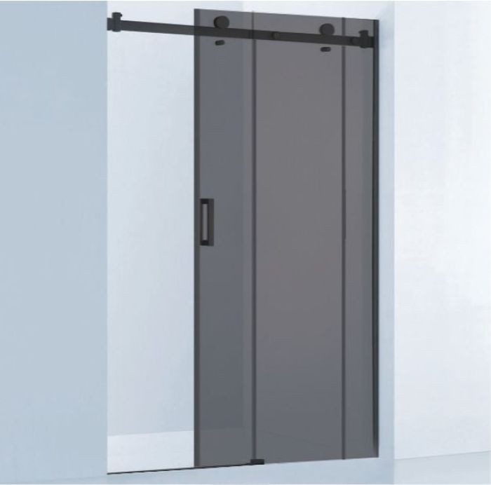 Usa Dus Culisanta Wst 01 Profil Negru Sticla Fumurie 165-180x200 cm