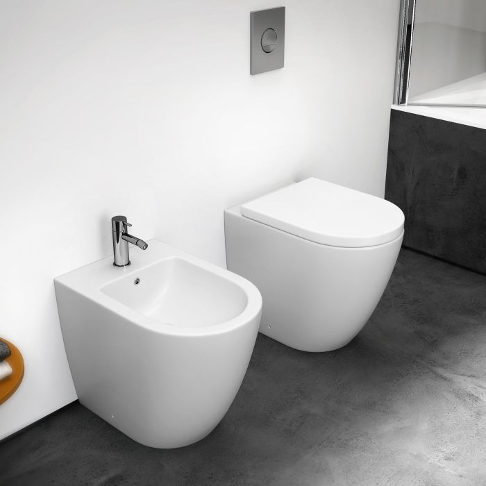 Set Bide + Vas WC la Perete Volga Cu Capac Soft-Close