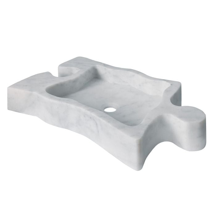 Lavoar Piatra Puzzle Bianco 69x44,5 cm