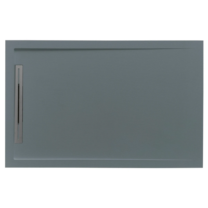 Cadita Dus Compozit cu Rigola Unika Gri 80x120 cm