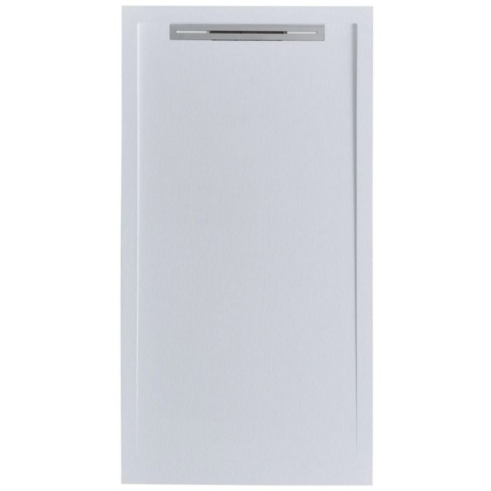 Cadita Dus Compozit cu Rigola Unika Alb 70x140 cm