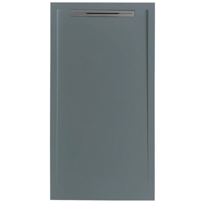 Cadita Dus Compozit cu Rigola Unika Gri 70x140 cm