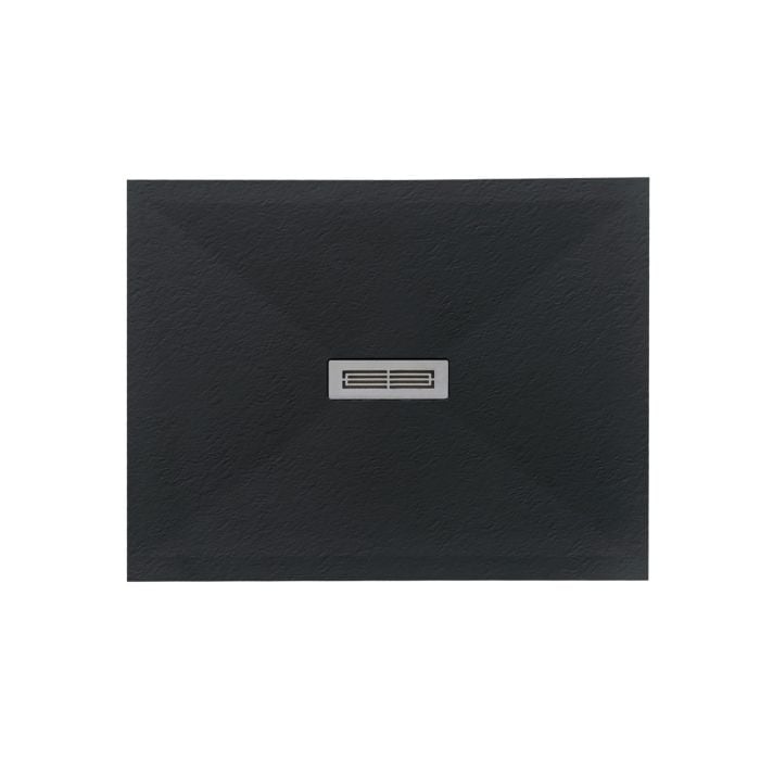Cadita Dus Compozit Quadra Negru 70x90 cm