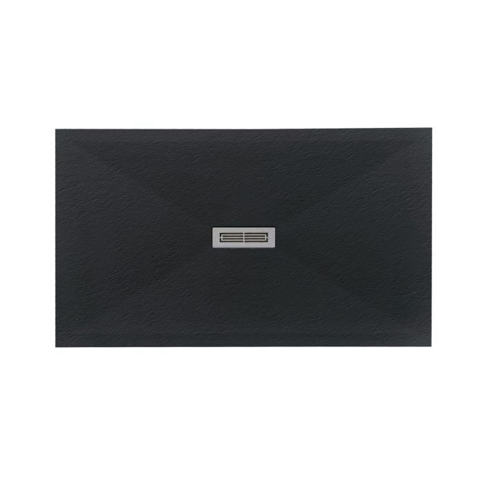 Cadita Dus Compozit Quadra Negru 70x120 cm