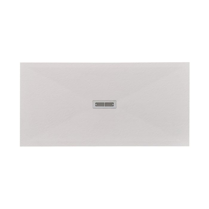 Cadita Dus Compozit Quadra Crem 70x140 cm