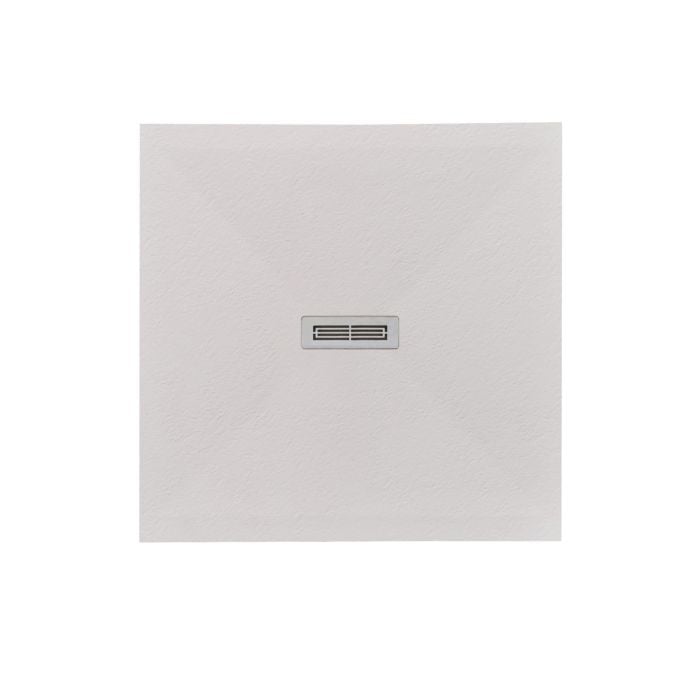 Cadita Dus Compozit Quadra Crem 80x80  cm