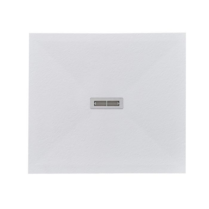 Cadita Dus Compozit Quadra Alb 90x100 cm