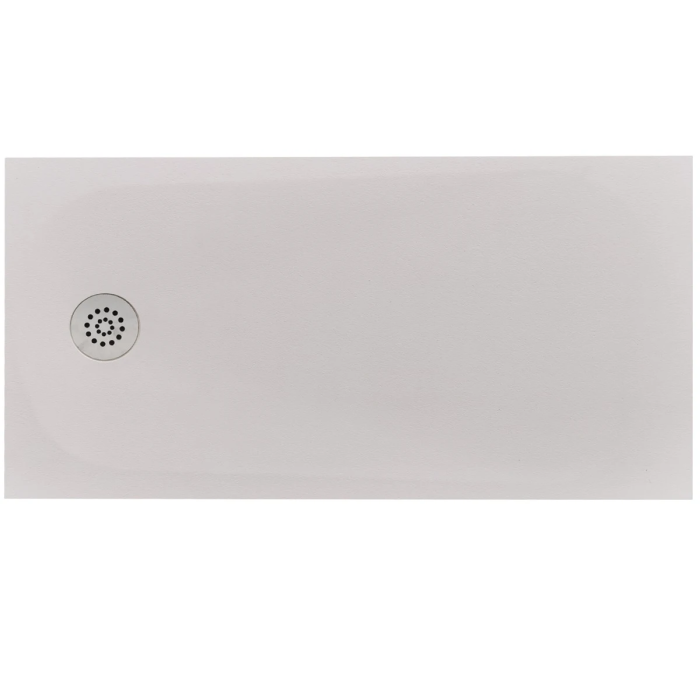Cadita Dus Compozit Tonda Crem 70x140 cm