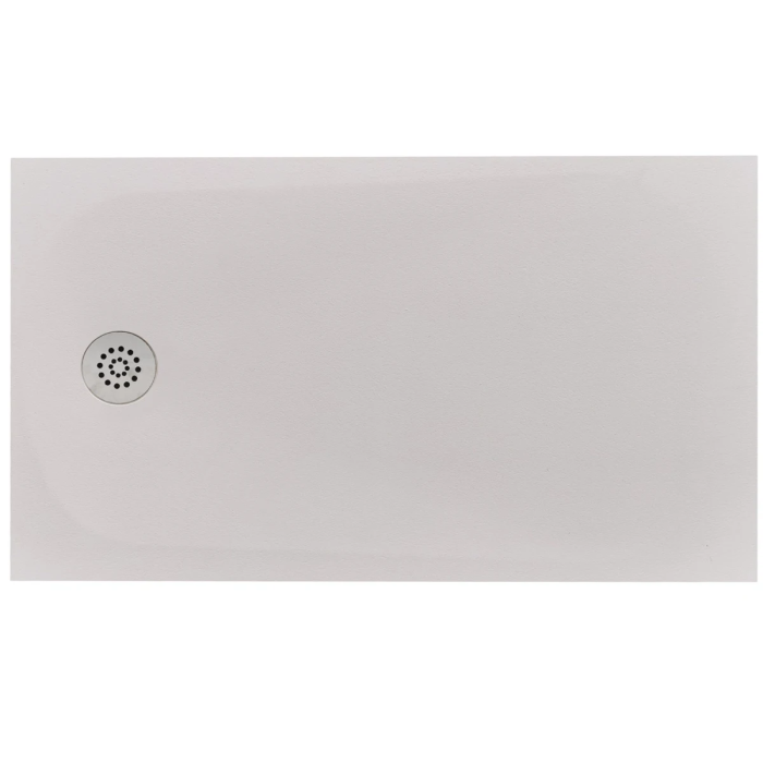 Cadita Dus Compozit Tonda Crem 80x140 cm