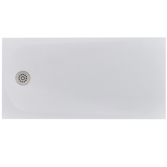 Cadita Dus Compozit Tonda Alb 80x160 cm