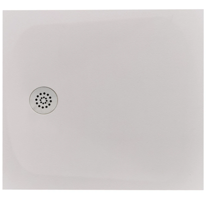 Cadita Dus Compozit Tonda Crem 90x100 cm