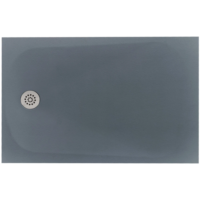 Cadita Dus Compozit Tonda Gri 90x140 cm