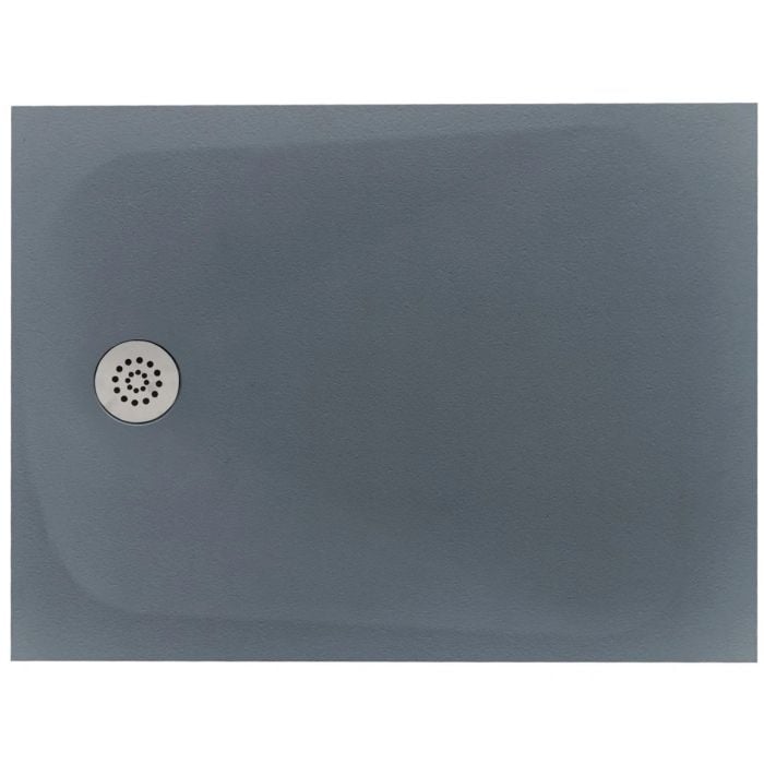 Cadita Dus Compozit Tonda Gri 90x120 cm