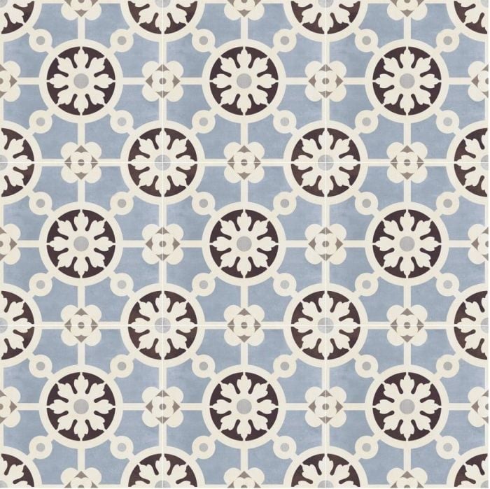 Gresie Decorata Paris-Bercy Blu-20x20 cm