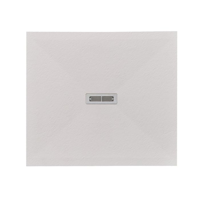 Cadita Dus Compozit Quadra Crem 90x100 cm