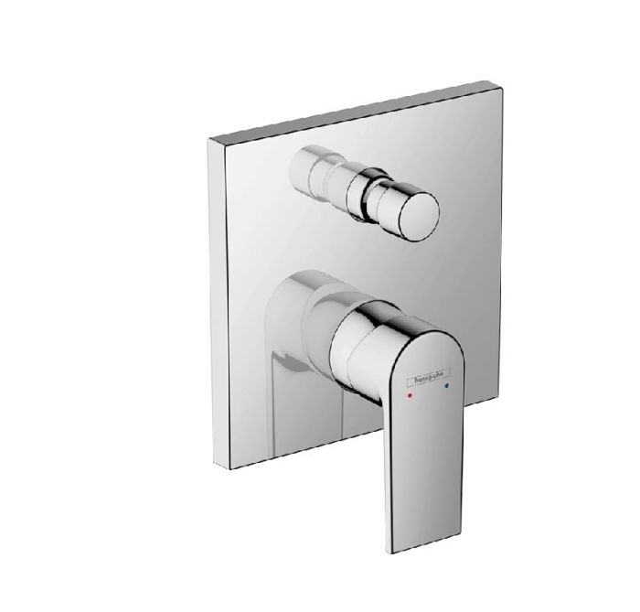 Baterie Cada Dus Hansgrohe Vernis Shape 2 iesiri Finisaj Crom