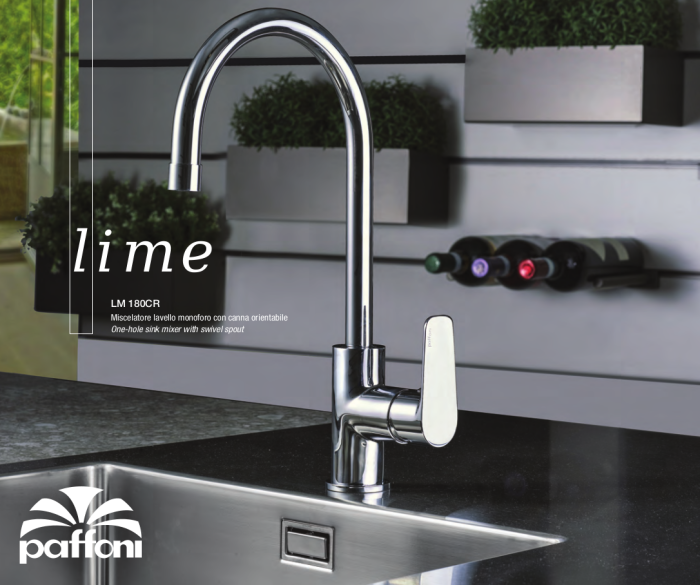 Robinet Lavoar Bucatarie Paffoni Lime Crom