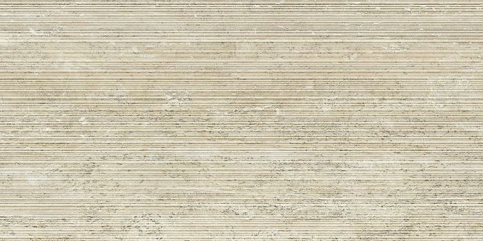 Faianta I Travertini Beige Vein Cut Ribbed 60x120 cm