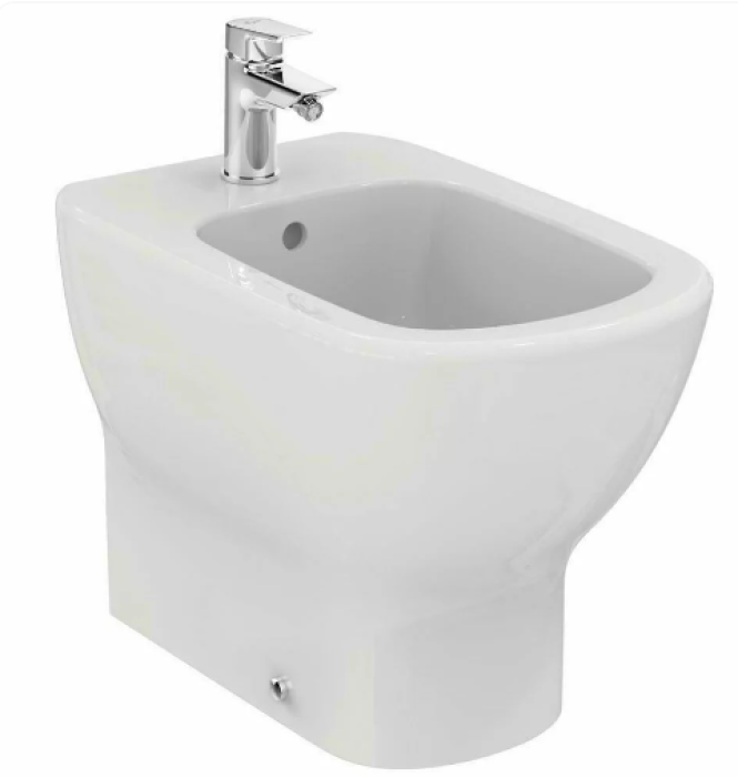 Bideu La Perete Tesi BTW Ideal Standard Alb Lucios