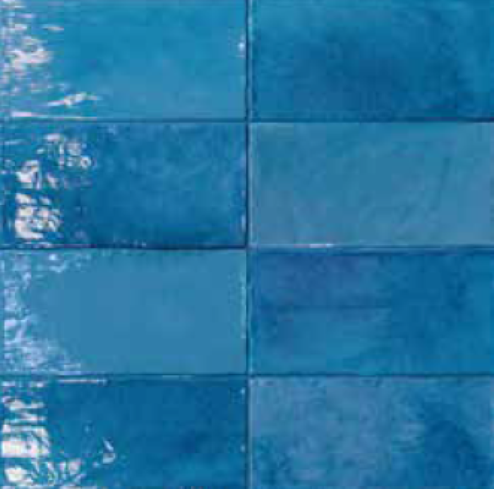 Faianta ABK Poetry Colors Blue Lucios Brick 7,5x15 cm
