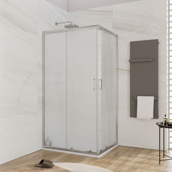 Cabina Dus 2 Laturi Young Finisaj Crom 70x100x185 cm